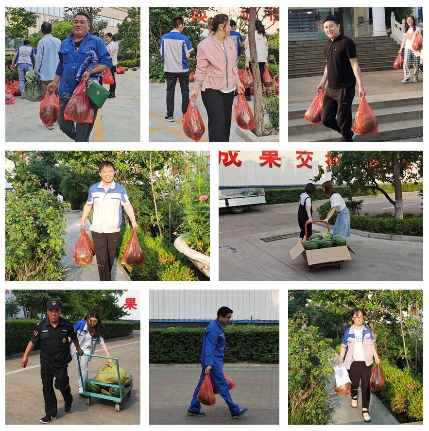 萬斤西瓜齊登場，清涼一夏真是爽！——章丘豐源機(jī)械為員工送清涼啦！